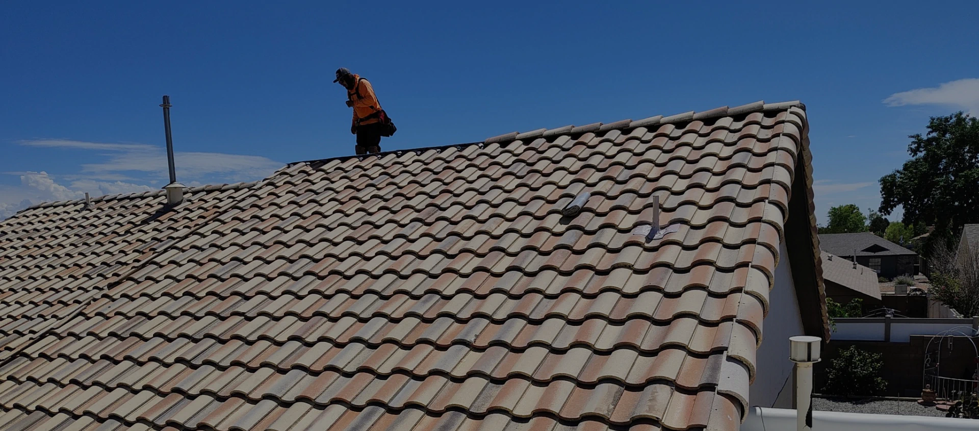 metal shingle roof